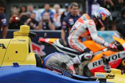 Marco Andretti, Andretti Autosport Honda, et Dani Pedrosa, Repsol Honda Team
