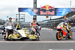 Marco Andretti, Andretti Autosport Honda, dan Dani Pedrosa, Repsol Honda Team, dan Nicky Hayden