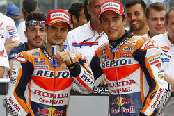 Polezitter Marc Marquez, Repsol Honda Team, tweede place Dani Pedrosa, Repsol Honda Team