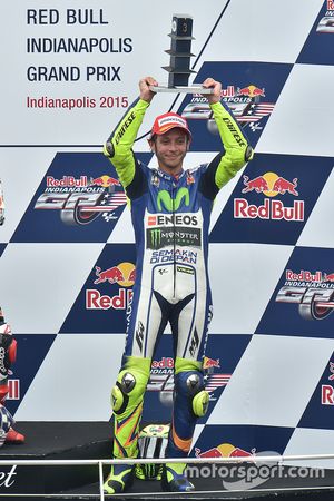 Podium : le troisième Valentino Rossi, Yamaha Factory Racing