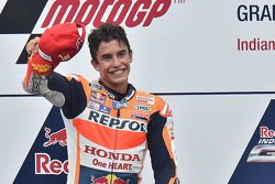 Podio: vincitore Marc Marquez, Repsol Honda Team