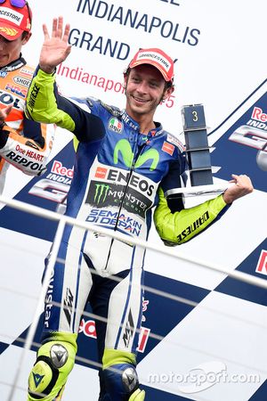 Third place Valentino Rossi, Yamaha Factory Racing