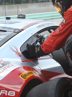 #48 Paul Miller Racing Audi R8 LMS: Christopher Haase, Dion von Moltke refueled