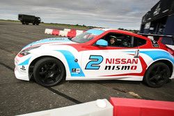 Gymkhana action at the Nissan GT Academy finals