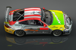 Une livrée spéciale pour Romain Dumas au Rallye d'Allemagne, avec les couleurs Porsche qu'il a portées durant sa carrière