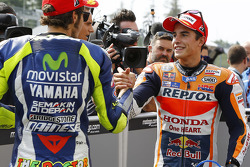 Tweede tijd voor Marc Marquez, Repsol Honda Team, derde voor Valentino Rossi, Yamaha Factory Racing