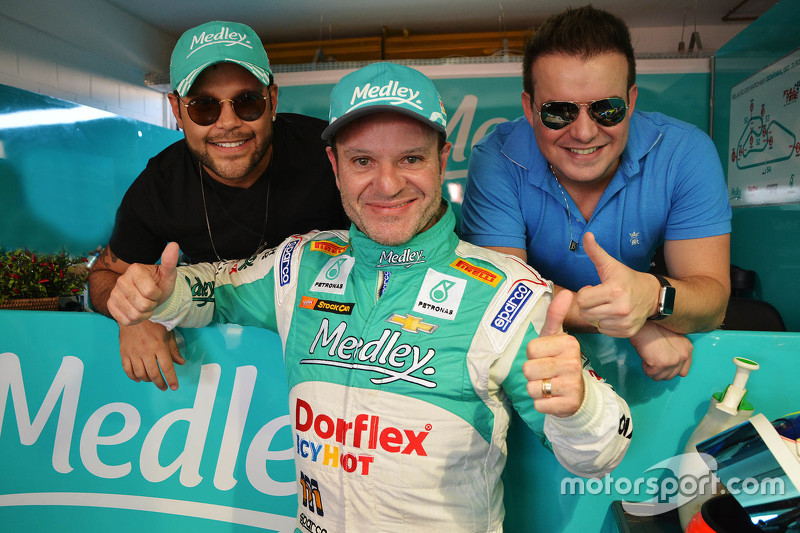 Rubens Barrichello e amigos em Goiânia