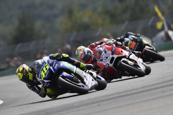 Valentino Rossi, Yamaha Factory Racing y Andrea Dovizioso, Ducati Team
