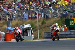 Dani Pedrosa, Repsol Honda Team and Andrea Dovizioso, Ducati Team