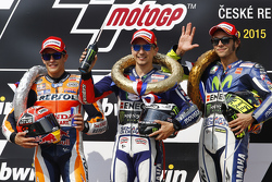 Winner: Jorge Lorenzo, Yamaha Factory Racing, second place Marc Marquez, Repsol Honda Team and third place Valentino Rossi, Yamaha Factory Racing