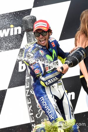 Third place: Valentino Rossi, Yamaha Factory Racing