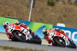 Andrea Dovizioso and Andrea Iannone, Ducati Team