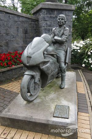 Robert and Joey Dunlop Memorial in Ballymoney, North Ireland