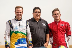 Rubens Barrichello, Carlinhos Romagnolli e Felipe Giaffone