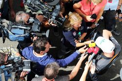 Nico Hulkenberg, Sahara Force India F1 bersama the media