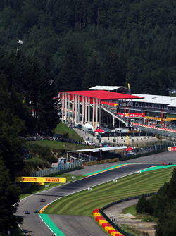 Lewis Hamilton, Mercedes AMG F1 W06 leads Jenson Button, McLaren MP4-30 and Marcus Ericsson, Sauber C34