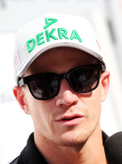 Nico Hulkenberg, Sahara Force India F1 com jornalistas