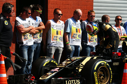 Pastor Maldonado, Lotus F1 E23 in parc ferme