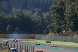 Alex Palou, Campos Racing leads Esteban Ocon, ART Grand Prix & Alfonso Celis Jr., ART Grand Prix