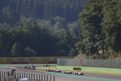 Alex Palou, Campos Racing leads Esteban Ocon, ART Grand Prix & Alfonso Celis Jr., ART Grand Prix