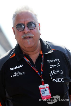 Dr. Vijay Mallya, Sahara Force India F1 dueño del equipo