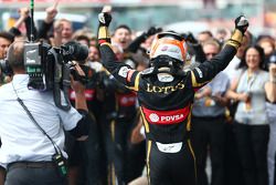 Tercer lugar Romain Grosjean, Lotus F1 E23