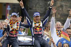 Ganadores Sébastien Ogier y Julien Ingrassia, Volkswagen Polo WRC, Volkswagen Motorsport