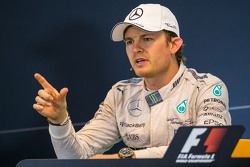 Nico Rosberg, Mercedes AMG F1 lors de la conférence de presse de la FIA