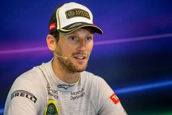 Ромен Грожан, Lotus F1 Team на пресс-конференции FIA
