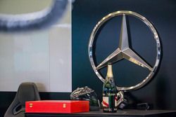 Champagne pour le Mercedes AMG F1 team
