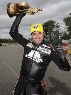 Pro Stock Bike winner Eddie Krawiec