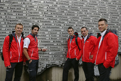 Andre Lotterer, Benoit Treluyer, Marcel Fassler, Lucas di Grassi, Oliver Jarvis, Audi Sport Team Joe