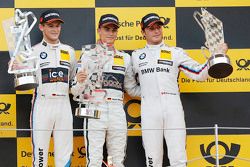 Podium: winnaar Pascal Wehrlein, HWA AG Mercedes-AMG C63 DTM, tweede Marco Wittmann, BMW Team RMG BM