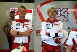 Paolo Ciabatti and Luigi Dall'Igna, Ducati Team