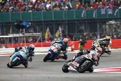 Johann Zarco, Ajo Motorsport; Alex Marquez, Estrella Galicia 0,0 Marc VDS; Tito Rabat, Estrella Gali