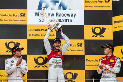 Bruno Spengler, BMW Team MTEK BMW M4 DTM, Mike Rockenfeller, Audi Sport Team Phoenix Audi RS 5 DTM, e Mattias Ekström, Audi Sport Team Abt Sportsline, Audi A5 DTM