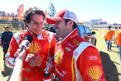 Valdeno Brito e Ricardo Zonta dando entrevista