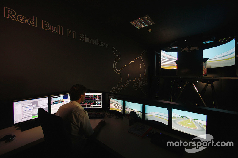 La sede del simulador de Red Bull Racing