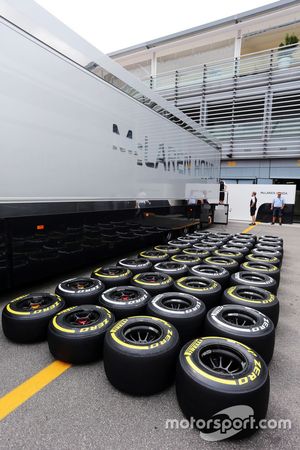 Gli pneumatici Pirelli della McLaren