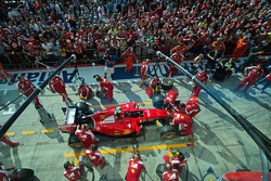 Essai de pitstop pour Ferrari