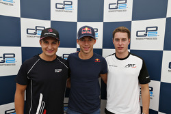 Conferenza stampa post-qualifiche: secondo posto Mitch Evans, RUSSIAN TIME ,poleman Pierre Gasly, DA