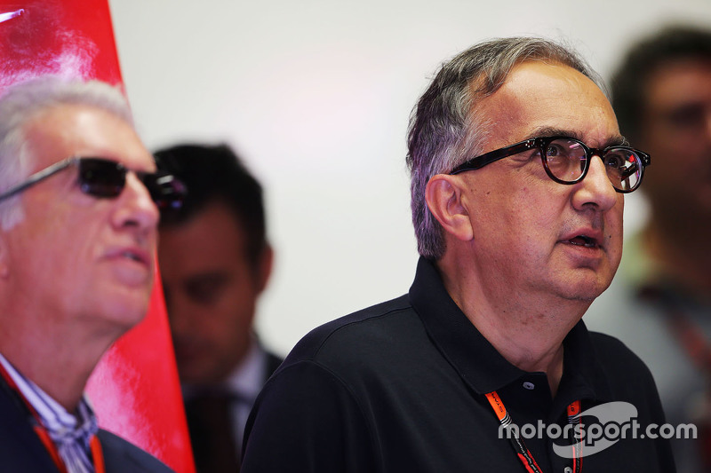 Piero Ferrari, Ferrari Vice-President with Sergio Marchionne, Ferrari President and CEO of Fiat Chry