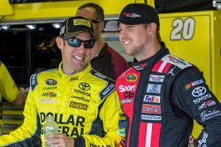Matt Kenseth, Joe Gibbs Racing Toyota and Denny Hamlin, Joe Gibbs Racing Toyota