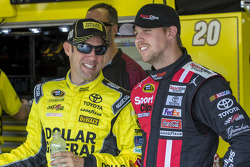 Matt Kenseth, Joe Gibbs Racing Toyota and Denny Hamlin, Joe Gibbs Racing Toyota