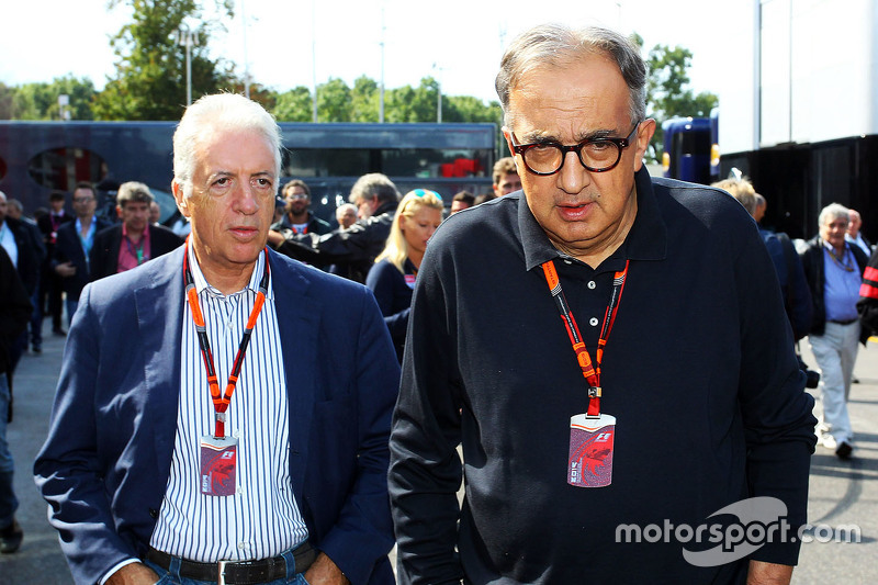 Piero Ferrari, Ferrari Vice-President with Sergio Marchionne, Ferrari President and CEO of Fiat Chry