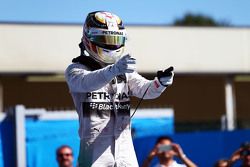 Le vainqueur Lewis Hamilton, Mercedes AMG F1 W06