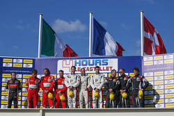 GTC podium: winners Eric Dermont, Franck Perera, Dino Lunardi
