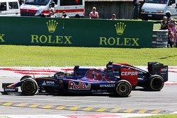 Дженсон Баттон, McLaren MP4-30 и Макс Ферстаппен, Scuderia Toro Rosso STR10