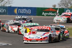 Matias Jalaf, Catalan Magni Motorsport Ford and Omar Martinez, Martinez Competicion Ford and Guillermo Ortelli, JP Racing Chevrolet and Nicolas Bonelli, Bonelli Competicion Ford and Norberto Fontana, Laboritto Jrs Torino and Emanuel Moriatis, Alifraco Sport Ford