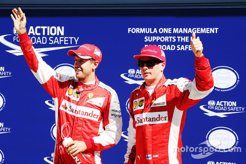 Qualifying: 2. Sebastian Vettel, 3. Kimi Raikkonen, Ferrari